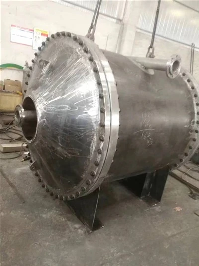 Trocador de calor de placas em espiral industrial para resfriamento